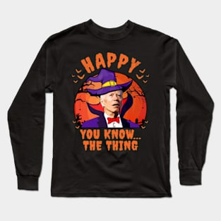 Joe Biden Halloween Parody Long Sleeve T-Shirt